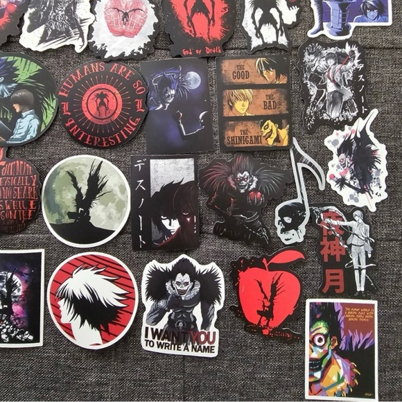 Death Note 50 pcs Sticker Set Japanese Anime - Picture 5 of 6